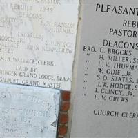 Pleasant Green Baptist Church Cemetery on Sysoon