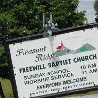 Pleasant Ridge Freewill Baptist Church Cemetery on Sysoon