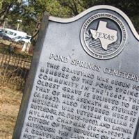 Pond Springs Cemetery on Sysoon