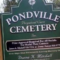 Pondville Cemetery on Sysoon
