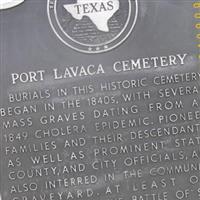 Port Lavaca Cemetery on Sysoon