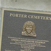 Porter Cemetery on Sysoon