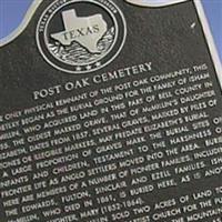 Post Oak Cemetery on Sysoon