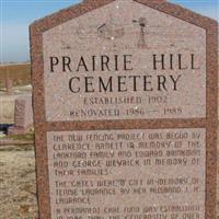 Prairie Hill Cemetery on Sysoon