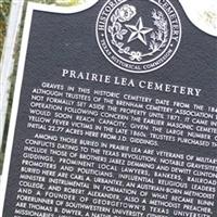 Prairie Lea Cemetery on Sysoon