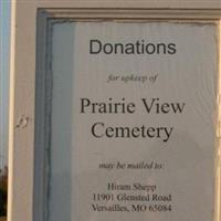 Prairie View Cemetery on Sysoon