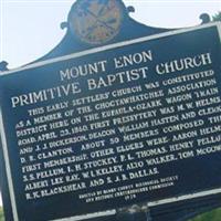 Mount Enon Primitive Baptist Church Cemetery on Sysoon