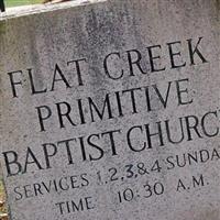 Flat Creek Primitive Baptist Church Cemetery on Sysoon