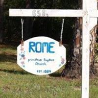 Rome Primitive Baptist Church Cemetery on Sysoon