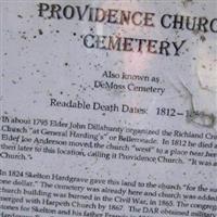 Providence Church Cemetery on Sysoon
