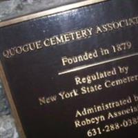 Quogue Cemetery on Sysoon