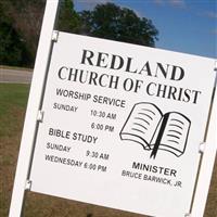 Redland Church of Christ Cemetery on Sysoon