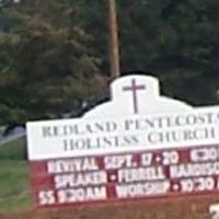 Redland Pentacostal Holiness Church Cemetery on Sysoon