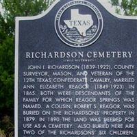 Richardson Cemetery on Sysoon