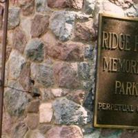 Ridge Hill Memorial Park on Sysoon