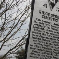 Ridge Spring Cemetery on Sysoon
