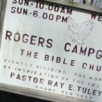 Rogers Campground Cemetery on Sysoon