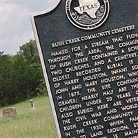 Rush Creek Cemetery on Sysoon