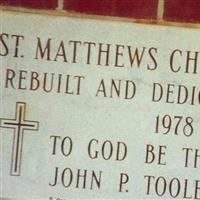 Saint Matthews Church of God Cemetery on Sysoon