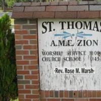 Saint Thomas A.M.E. Zion Church Cemetery on Sysoon
