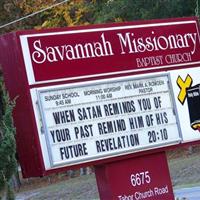 Savannah Missionary Baptist Church Cemetery on Sysoon