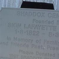 Shaddox Cemetery on Sysoon