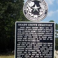 Shady Grove Cemetery on Sysoon