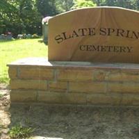 Slate Springs Cemetery on Sysoon