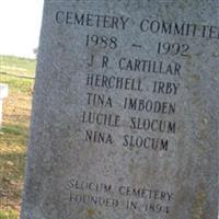 Slocum Cemetery on Sysoon