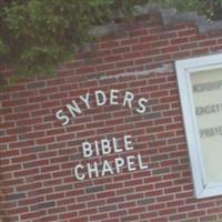 Snyders Bible Chapel Cemetery on Sysoon