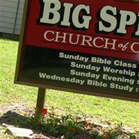 Big Spring Church of Christ Cemetery on Sysoon