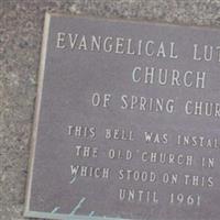 Spring Church Lutheran Church Cemetery on Sysoon