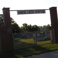 Spring Creek Christian Cemetery on Sysoon