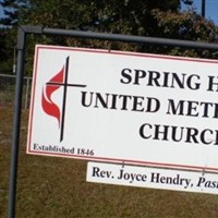 Spring Hill Methodist Cemetery on Sysoon