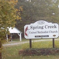 Spring Creek Methodist Church Cemetery on Sysoon