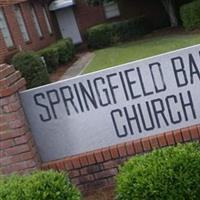 Springfield Baptist Church Cemetery on Sysoon