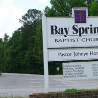 Bay Springs Baptist Church Cemetery on Sysoon