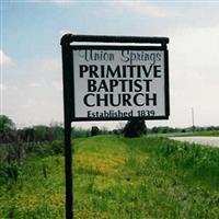 Union Springs Primitive Baptist Church Cemetery on Sysoon