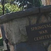 Springvale War Cemetery on Sysoon