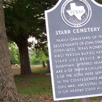 Starr Cemetery on Sysoon