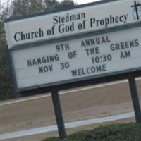 Stedman Church of God Prophecy Cemetery on Sysoon