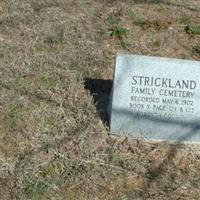 Strickland Family Cemetery on Sysoon
