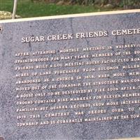 Sugar Creek Friends Cemetery on Sysoon