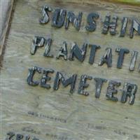 Sunshine Plantation Cemetery on Sysoon