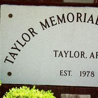 Taylor Memorial Cemetery on Sysoon