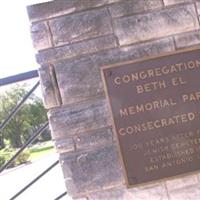 Temple Beth El Memorial Park on Sysoon