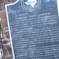 Tennessee Colony Cemetery on Sysoon