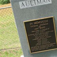 Thomas Aultman Memorial Cemetery on Sysoon