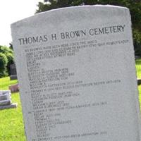 Thomas H. Brown Cemetery on Sysoon