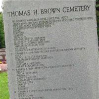Thomas H. Brown Cemetery on Sysoon